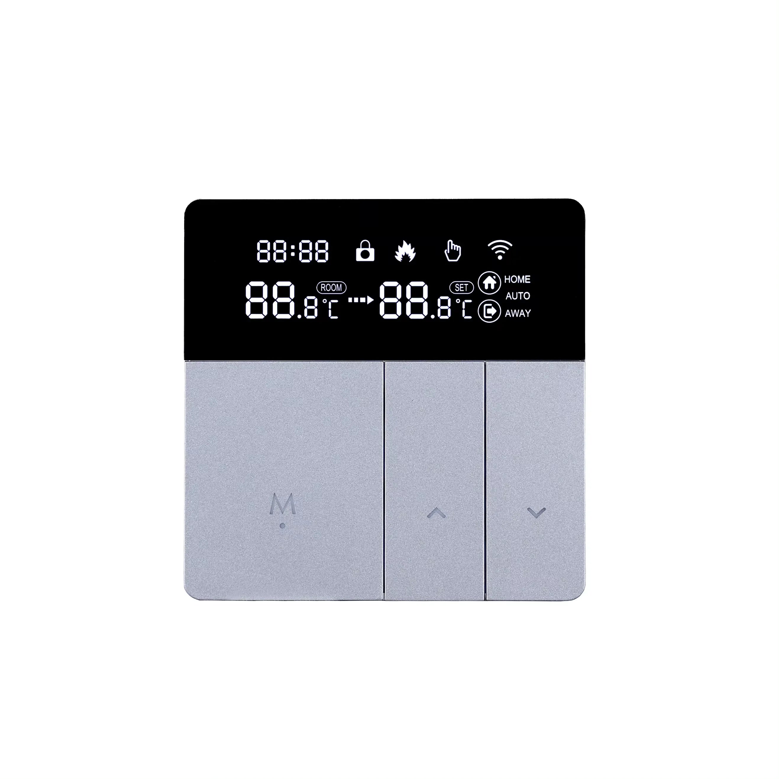 Smart Voice-Controlled Heating Thermostat with LCD Display i8 GB 16A WIFI Grey / CHINA