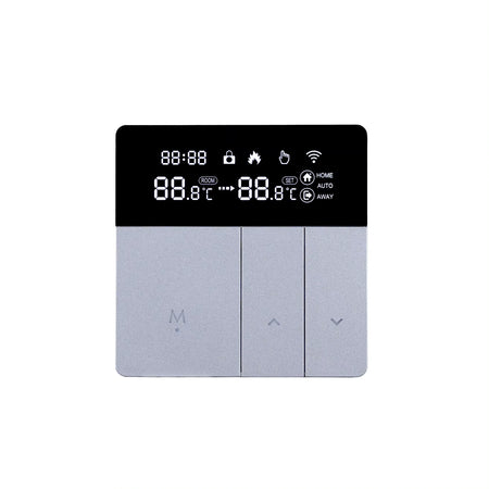 Smart Voice-Controlled Heating Thermostat with LCD Display i8 GB 16A WIFI Grey / CHINA