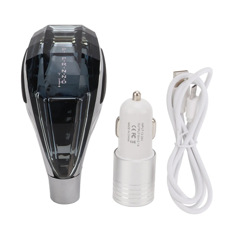 Mânere de schimbător de viteze din cristal LED pentru mașini M12 M10 M8, activat prin atingere, 7 culori