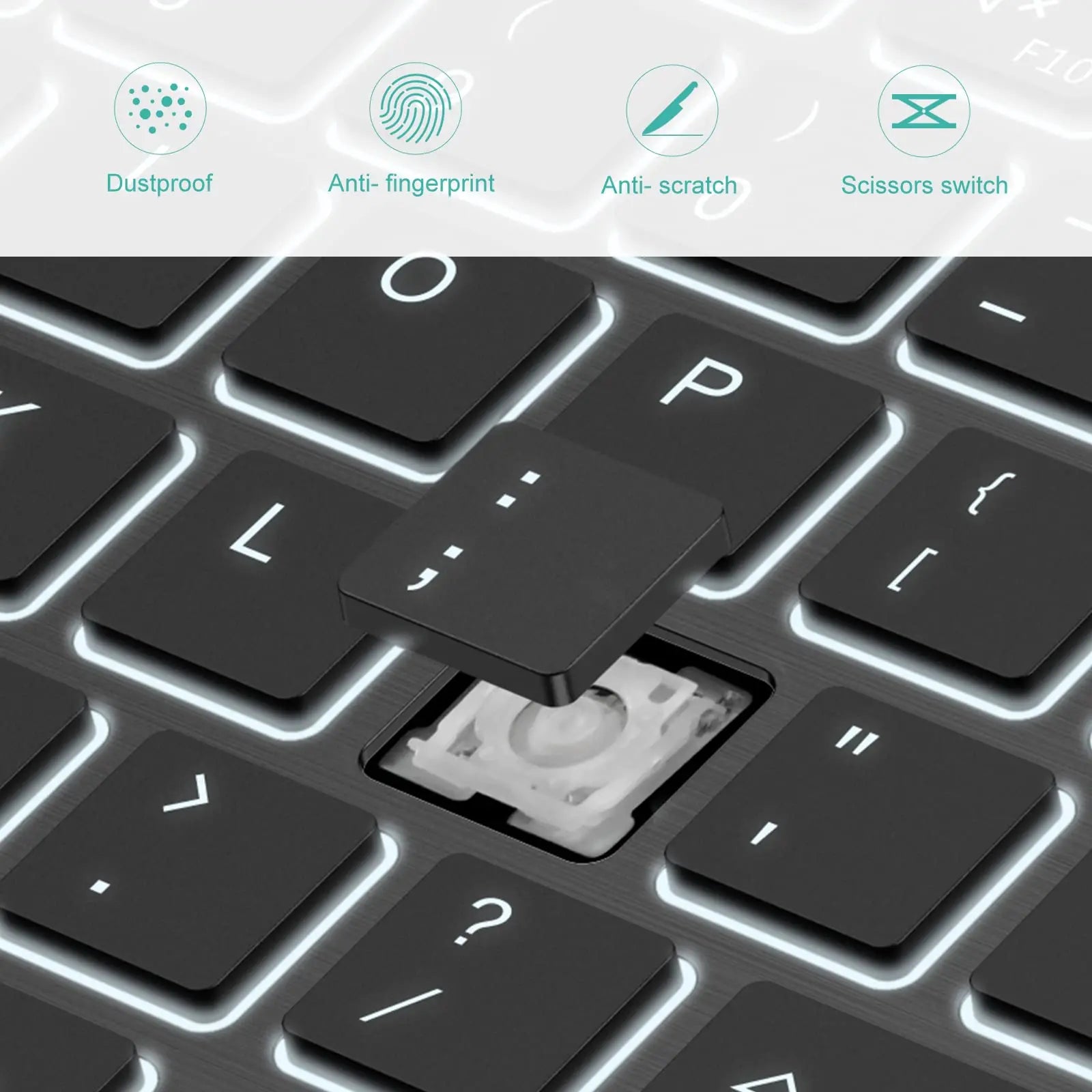 10 Inch Backlit iPad Keyboard and Mouse &ndash; Long Battery Life