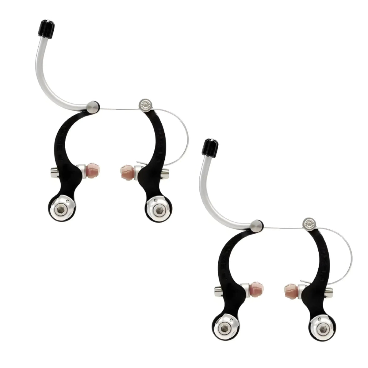 Front And Rear Cantilever Brakes Rear Mid-Reach Road Caliper &ndash; Lightweight Aluminum Construction 002 Two PCS