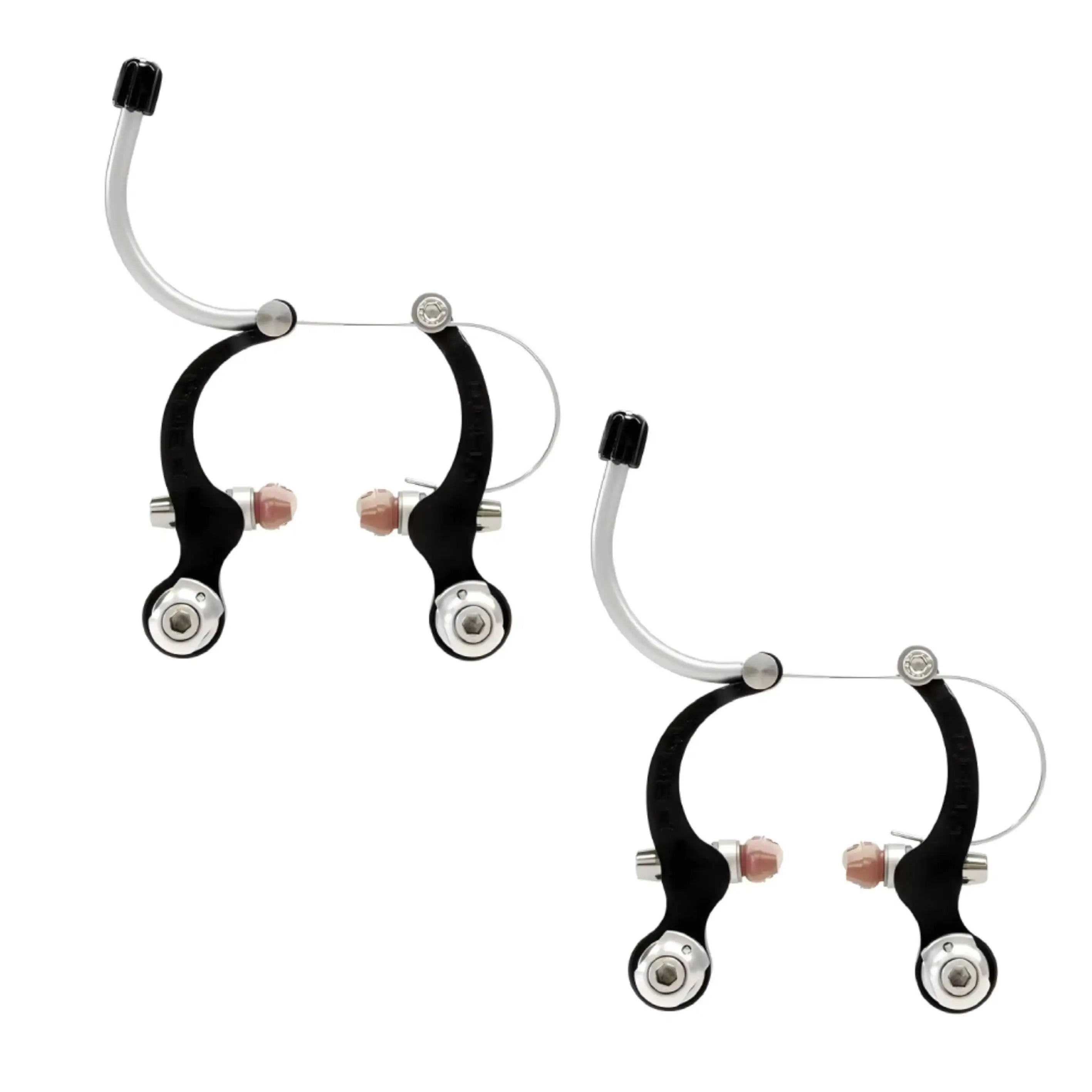 Front And Rear Cantilever Brakes Rear Mid-Reach Road Caliper &ndash; Lightweight Aluminum Construction 002 Two PCS