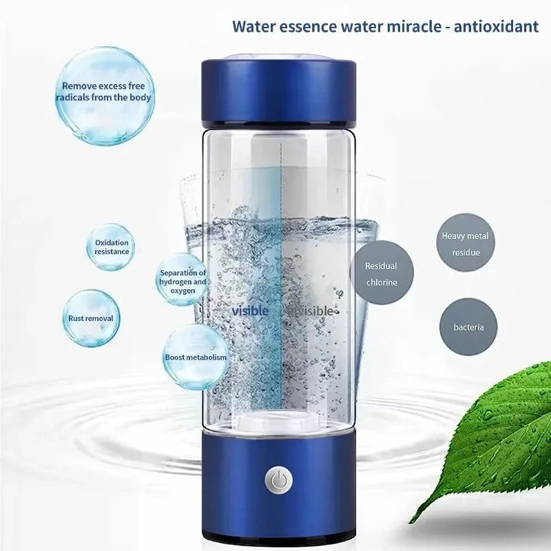 YTYIN Hydrogen Rich Water Cup &ndash; Portable Electric Ionizer for Health Benefits
