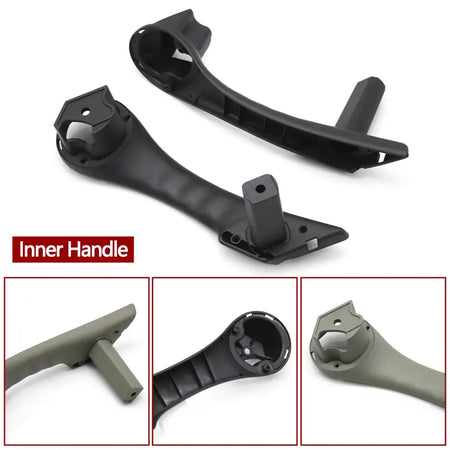 Car Front Left Right Interior Door Pull Handle with Cover Trim Assembly For Renault Megane 2 II 2002-2008 8200297158 8200297171 by InterCyprus Trading Ltd