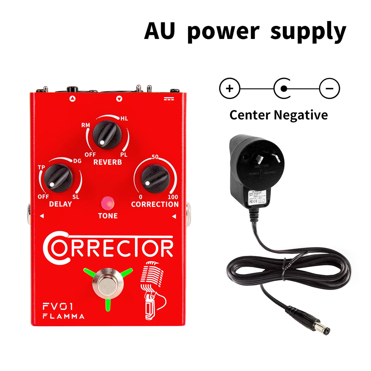 FLAMMA FV01 &ndash; Pitch Correction With Delay Reverb Effects FV01 AU