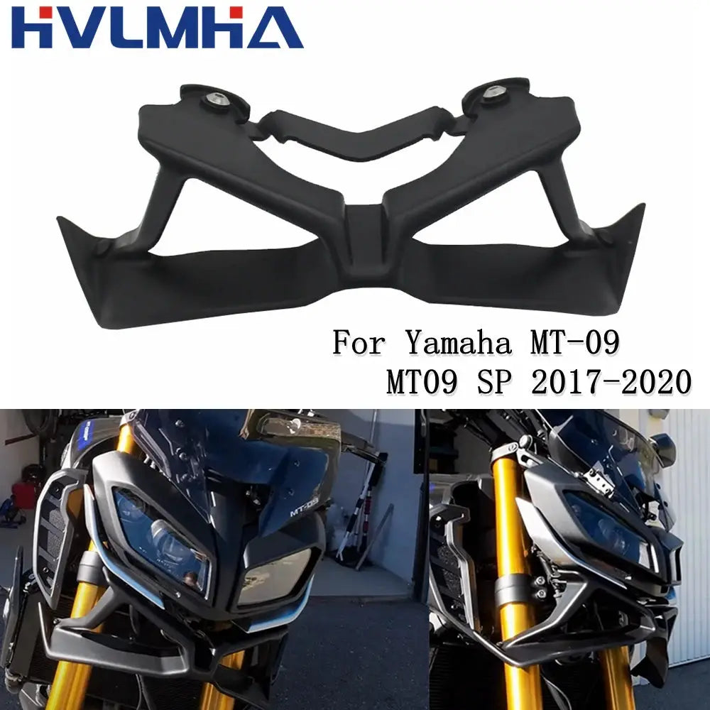 For Yamaha MT-09 Front Spoiler Kit MT09 MT 09 SP 2017-2020 Motorcycle Downforce Naked Frontal Spoilers Winglet Aerodynamic Wing by InterCyprus Trading Ltd