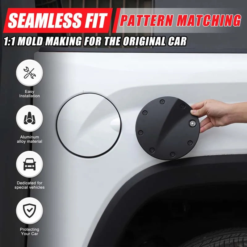 Aluminium brandstoftankafdekking anti-diefstal Toyota Tundra zwart