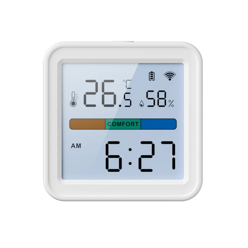 Tuya WIFI Temperature Humidity Sensor Hygrometer Thermometer Smart Home Backlight Smart Life Support Alexa Google Assistant TH08B