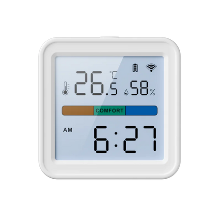 Tuya WIFI Temperature Humidity Sensor Hygrometer Thermometer Smart Home Backlight Smart Life Support Alexa Google Assistant TH08B