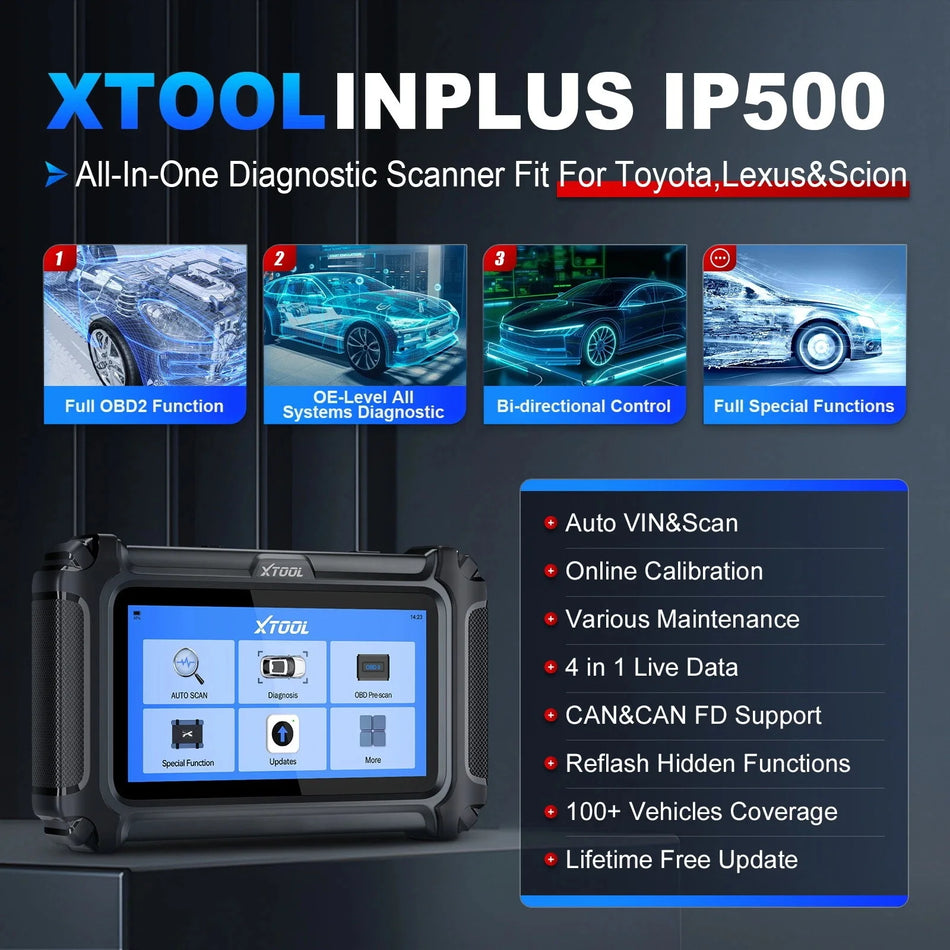 Bidirekcijski dijagnostički alat za Toyota, Lexus, Scion - OBD2 skener za sve sustave
