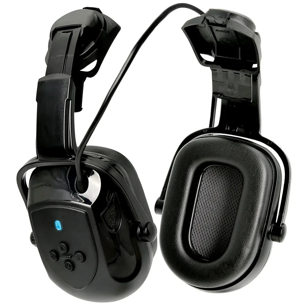 3EZ0000 Cap Mounted Ear Muffs &ndash; Bluetooth Enabled for Music