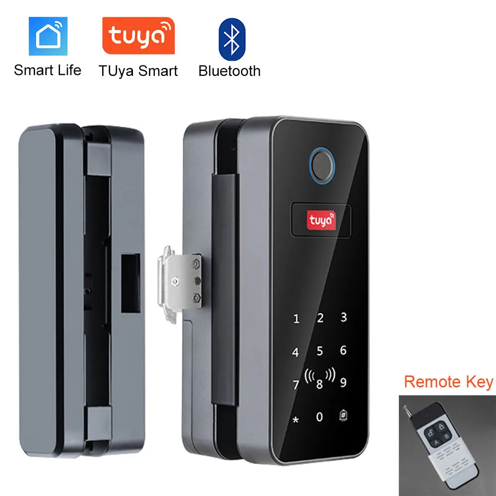 Tuya App Biometric Glass Door Lock B12-tuya &ndash; WiFi Gateway B12-remote control