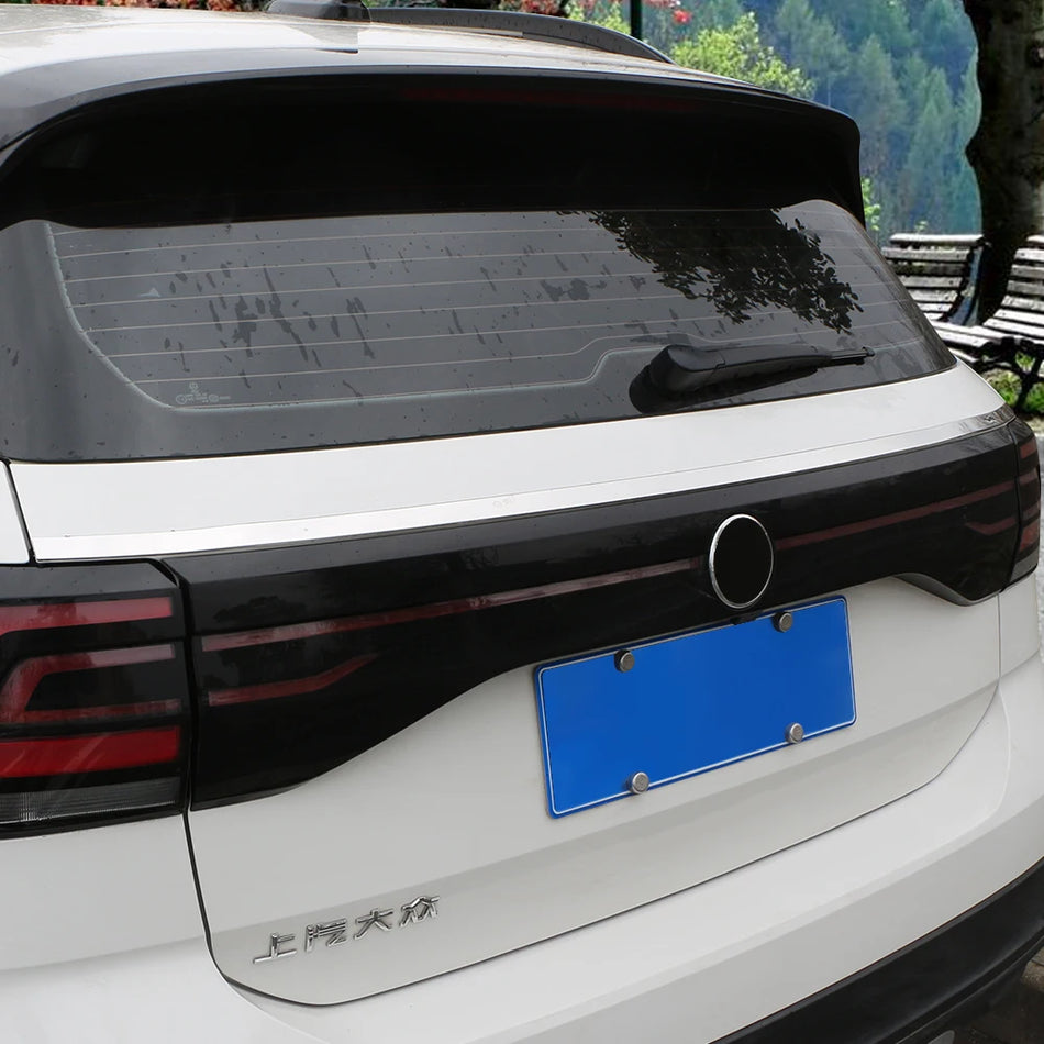 VW T-Cross 2019-2023 Augenbrauenverkleidung für Rücklicht, Edelstahl