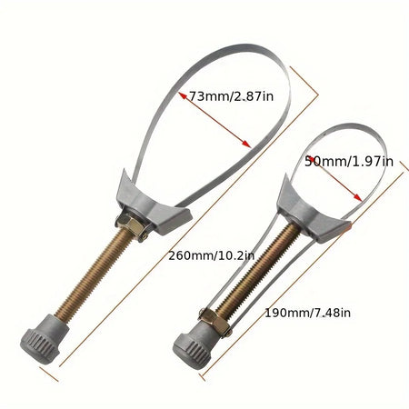 Hand Tools Oil Filter Wrench &ndash; Adjustable Steel Strap For Easy Removal