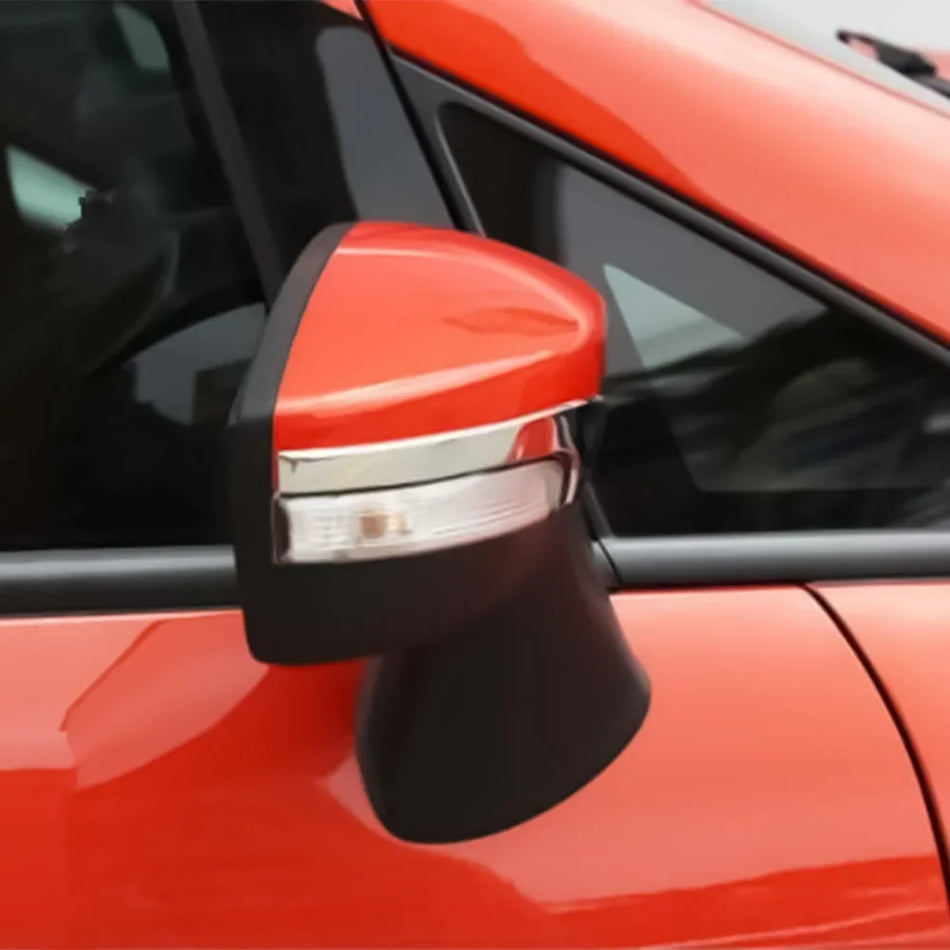 Λωρίδα διακόσμησης καθρέφτη οπισθοπορείας Ford Kuga για Escape Ecosport 2013-2019 ABS ασημί