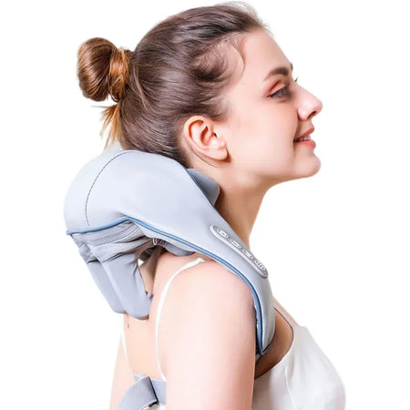 P100 &ndash; Heated Shiatsu Neck Massage Wrap With Heat Therapy