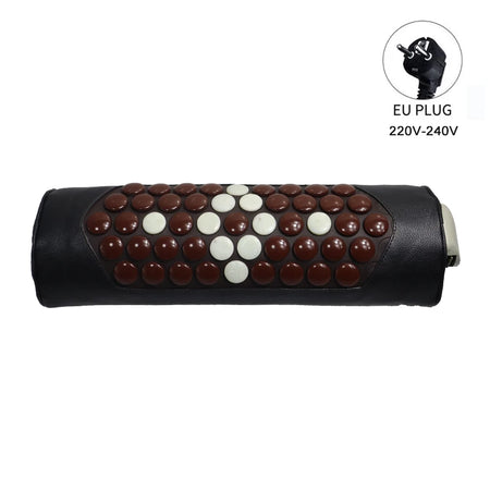 Jade Massage Pillow Tourmaline Neck Pillow &ndash; Pain Relief EU Plug