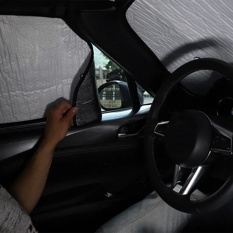 Parasolar pentru geamul frontal din folie de aluminiu Mazda MX 5 ND Sun Shield