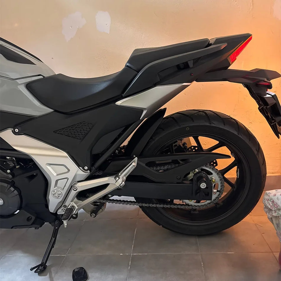 Honda NC750X NC750S stänkskärm bakförlängare stänkskydd med kolfiberutseende, tillverkad av plast