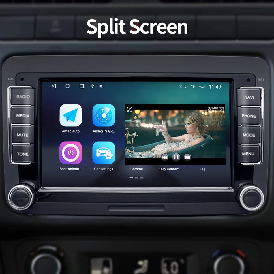 7Inch Car Radio For Volkswagen Golf Passat &ndash; Android 13