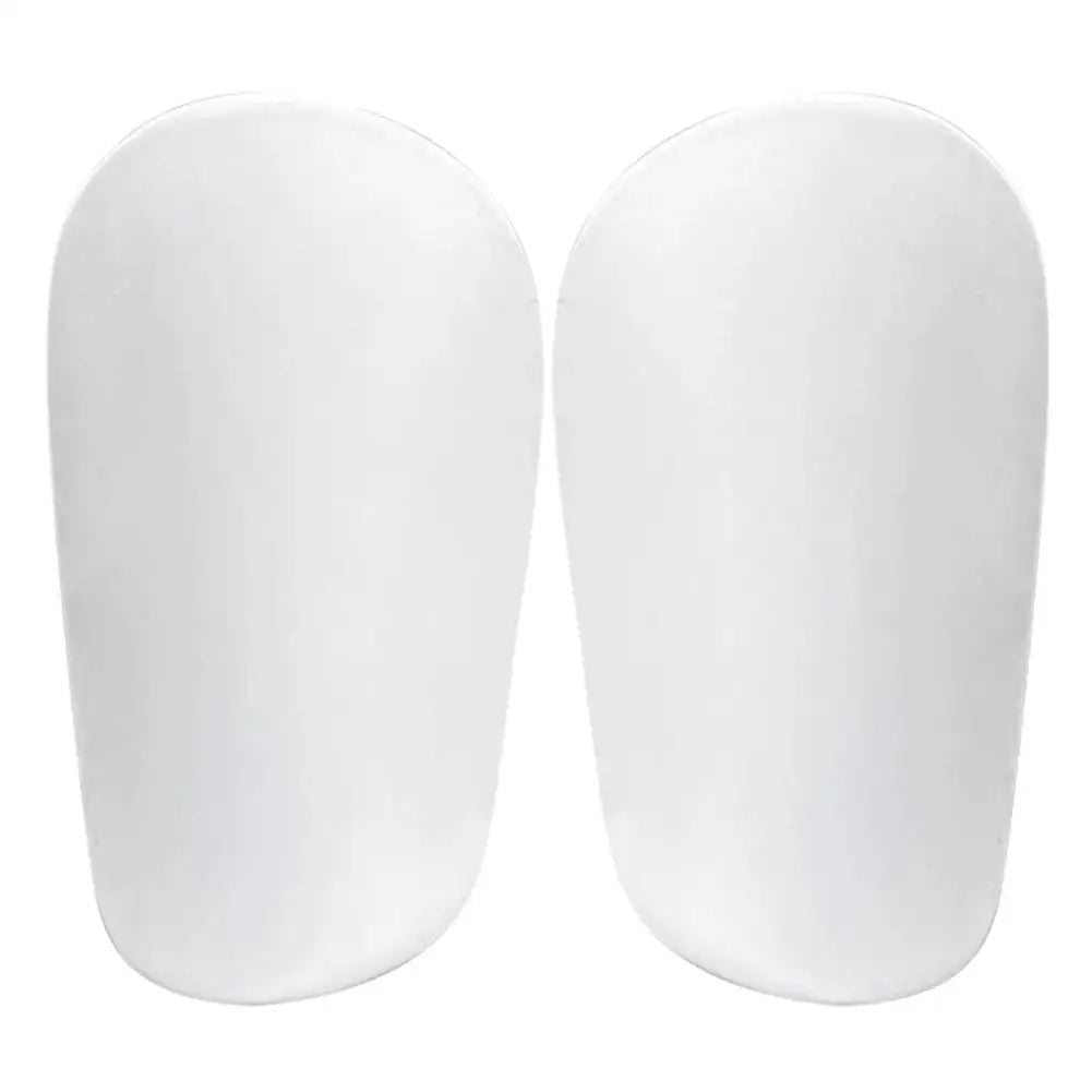 Extra Small Mini Soccer Shin Guards For Men Women Kids White 8X5CM / 10 Pairs