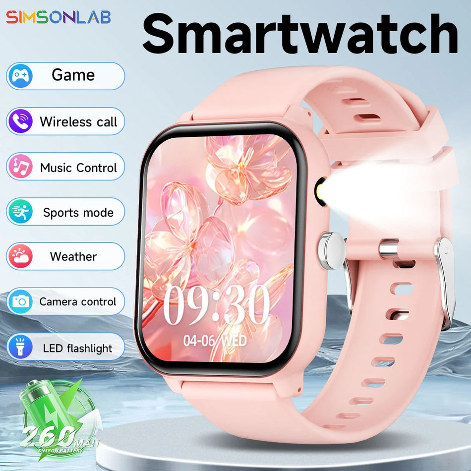 Smart Watch 1.83 Bluetooth Music, Call, Sports Mode, Camera Control