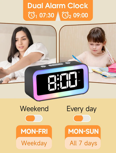 Smart LED Voice-Controlled Alarm Clock
