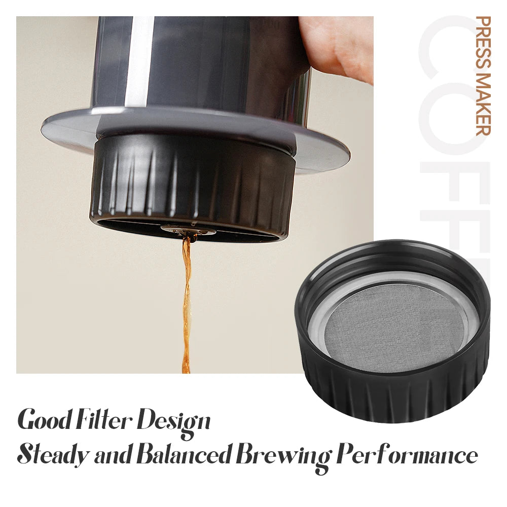 RECAFIMIL Portable French Press Espresso Coffee Maker