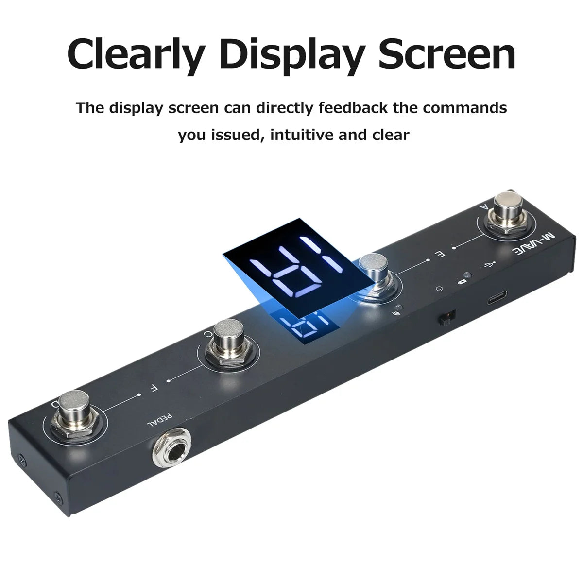 MVAVE Chocolate BT MIDI Pedal &ndash; Wireless App Control