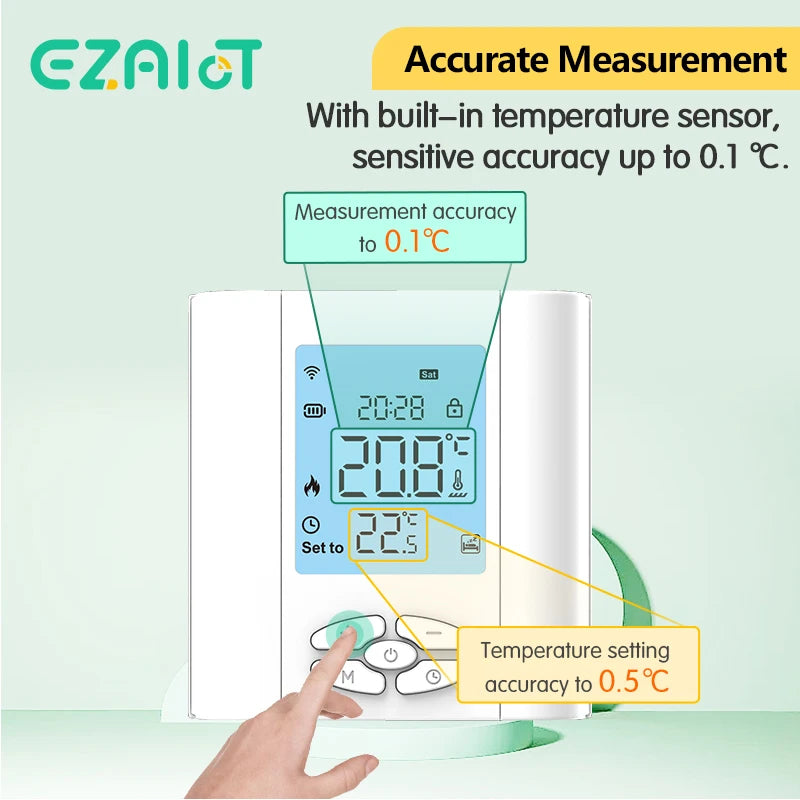 ZigBee Battery-Powered Thermostat &ndash; Alexa Google Ready