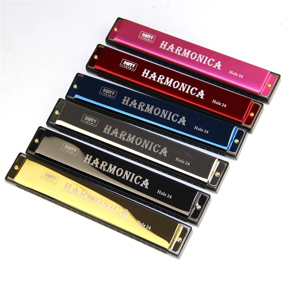 Miwayer 24 Holes Professional Harmonica &ndash; Case Included