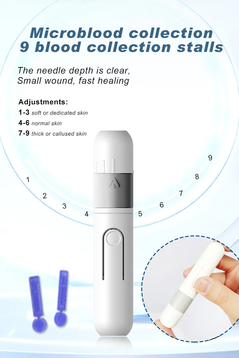 IDEABEL Blood Glucose Meter Glucometer &ndash; With 50 Strips