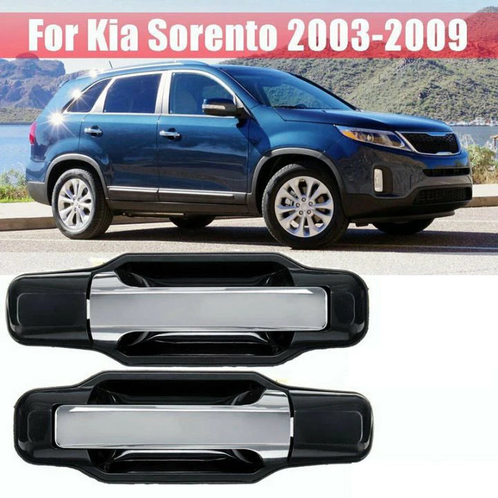 Uchwyt drzwiowy zewnętrzny z przodu i z tyłu po lewej i prawej stronie do Kia Sorento 2003-2009, wymiana z plastiku ABS