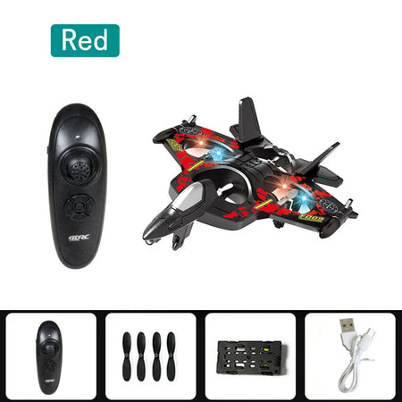 2.4G Remote Control Aircraft &ndash; 360 Degree Tumbling Stunt Glider Red
