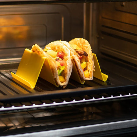 3Pcs Taco Holder Set &ndash; Colorful Tableware for Perfectly Shaped Tacos