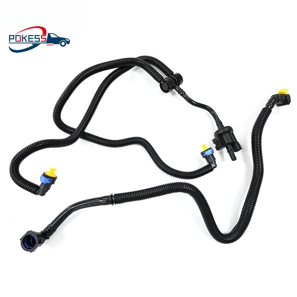 Carbon Canister Solenoid Valve Assembly with Tube for Ford Edge 2.0L 2015-2019