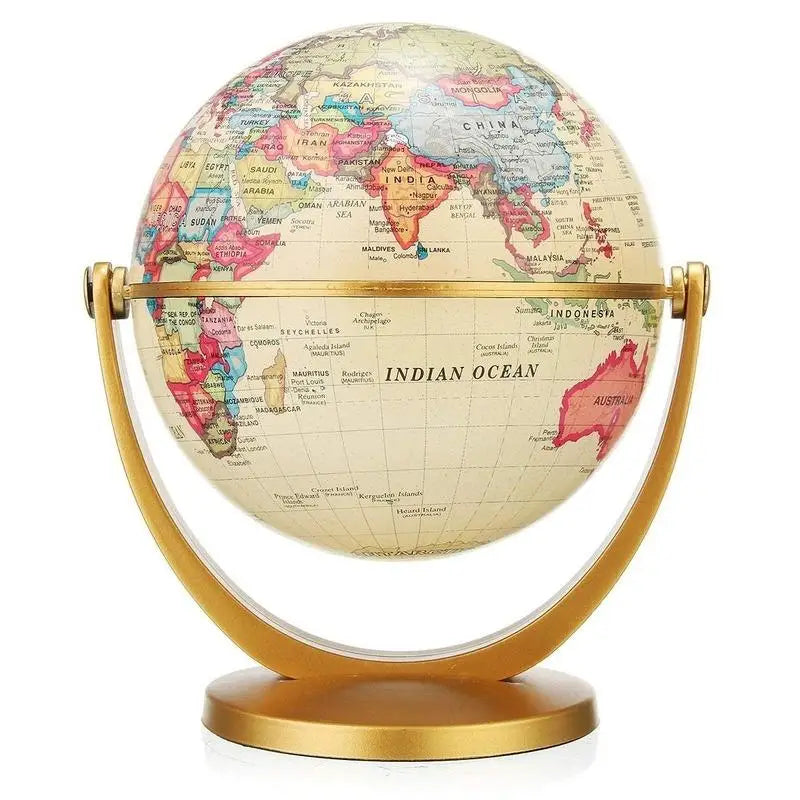 2Kinds Retro Globe Earth Map Ball &ndash; 360 Degree Rotation
