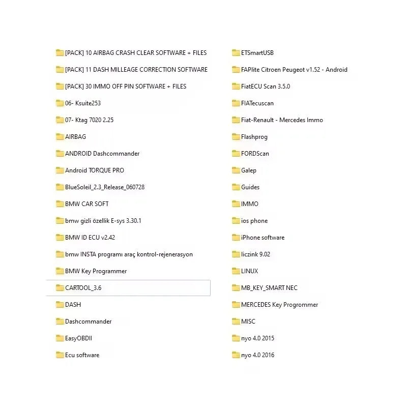 Программное обеспечение для инструментов диагностики автомобилей 32 ГБ, коррекция пробега и IMMO Off