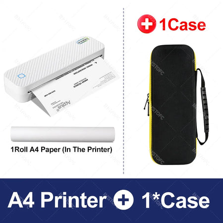 Portable A4 Thermal Printer Bluetooth &ndash; Wireless Printing Add Case