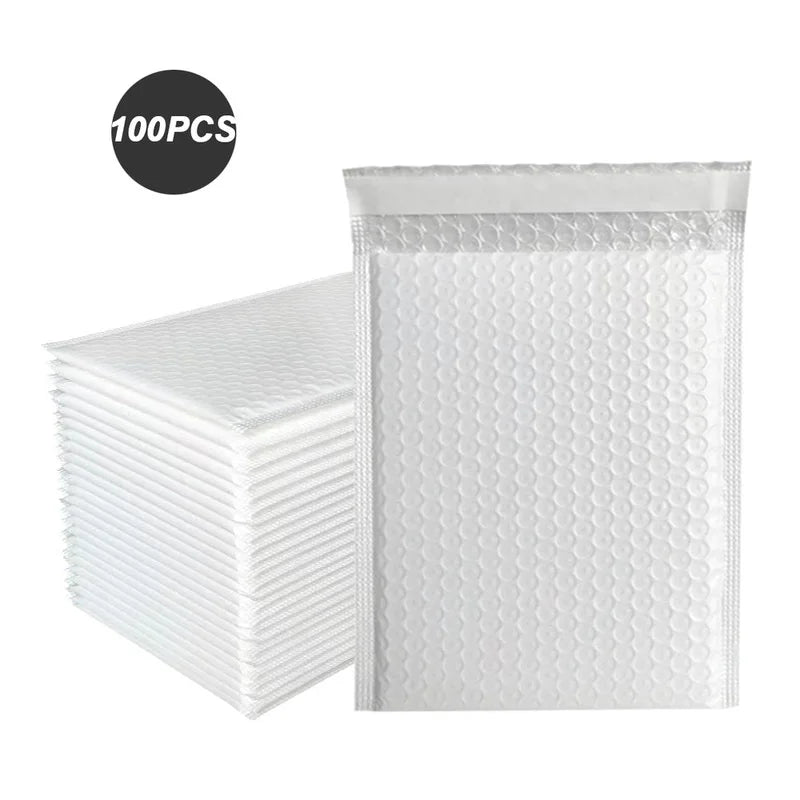 Bubble Buffer Anti-Fall Mailer Bags &ndash; Foam Lined Protection White / 15*18cm