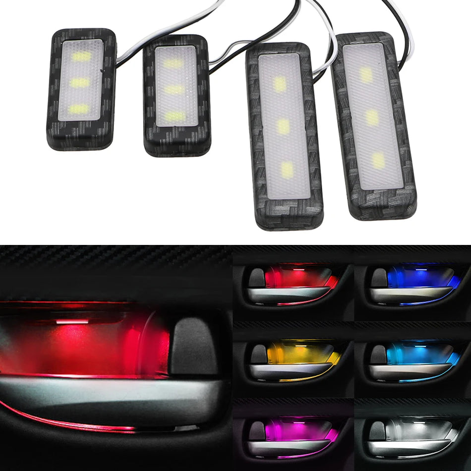 LEEPEE 22012 Luces LED de Ambiente para el Interior del Coche, 6 Colores