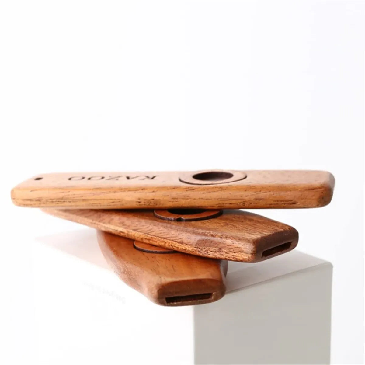 Wooden Kazoo With Lanyards &ndash; Lightweight Portable Design