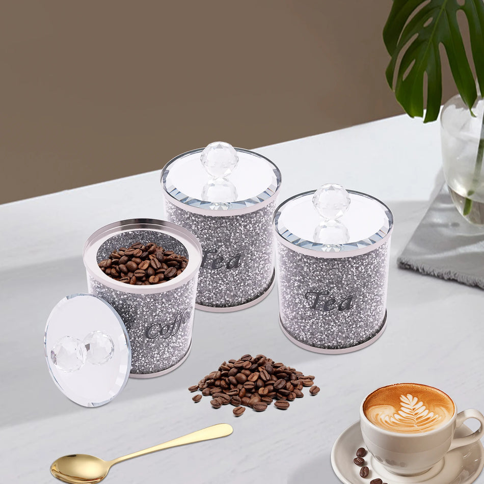 Set steklenih kozarcev 3 kosi Airtight Jars – Moisture Seal