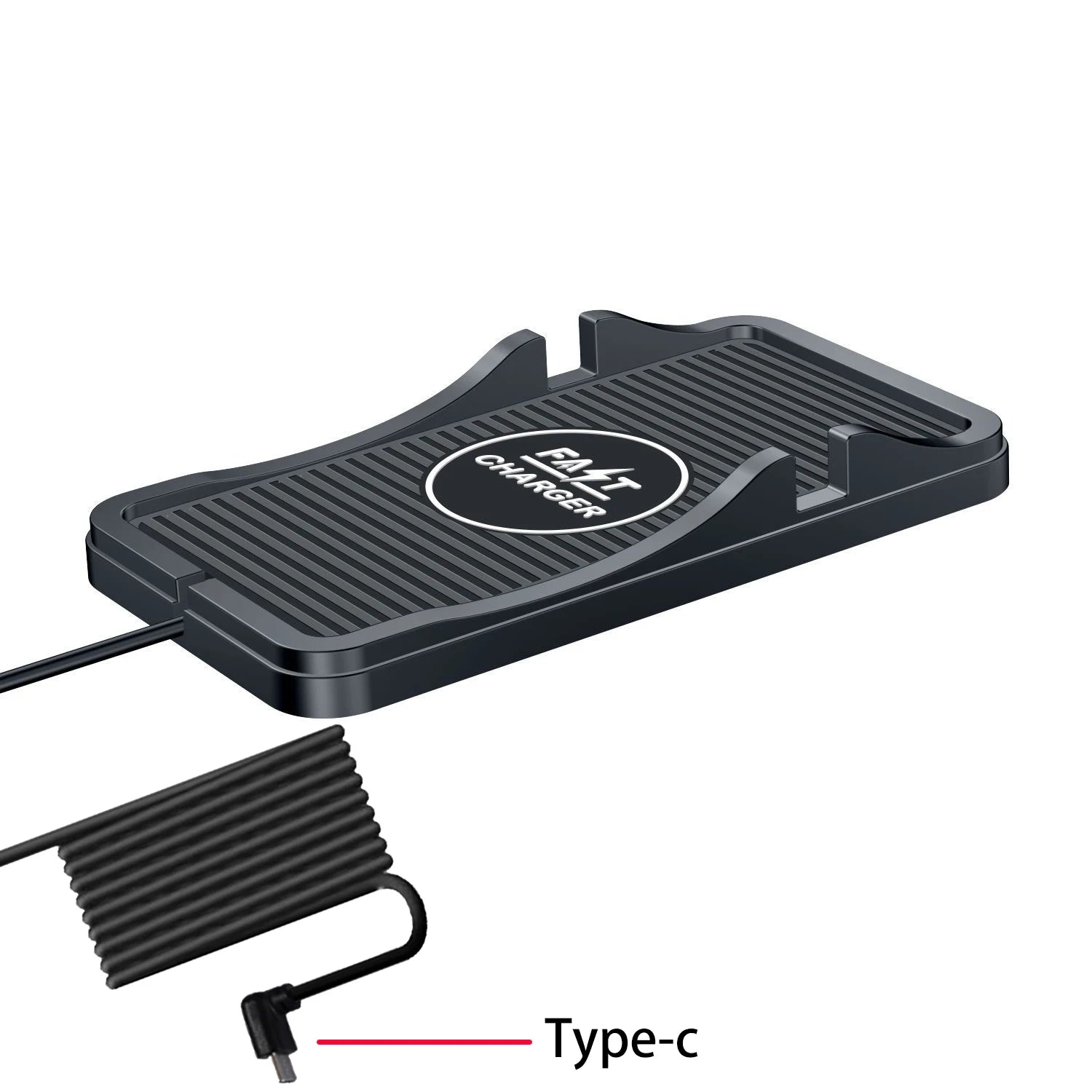 15W Wireless Car Charger Dock Pad &ndash; Fast Wireless Charging Type-c interface