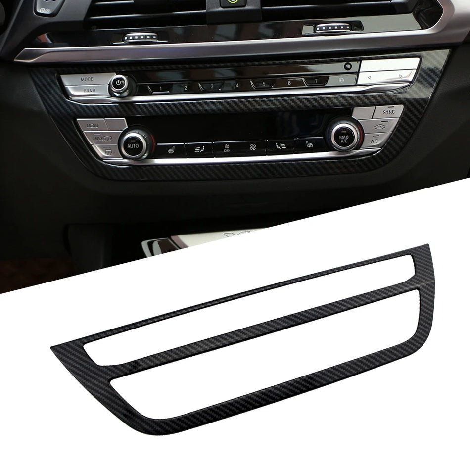 Centru konsolės AC mygtuko panelės dangtelis ABS BMW X3 G01 X4 G02 2018-2022 interjero apdaila