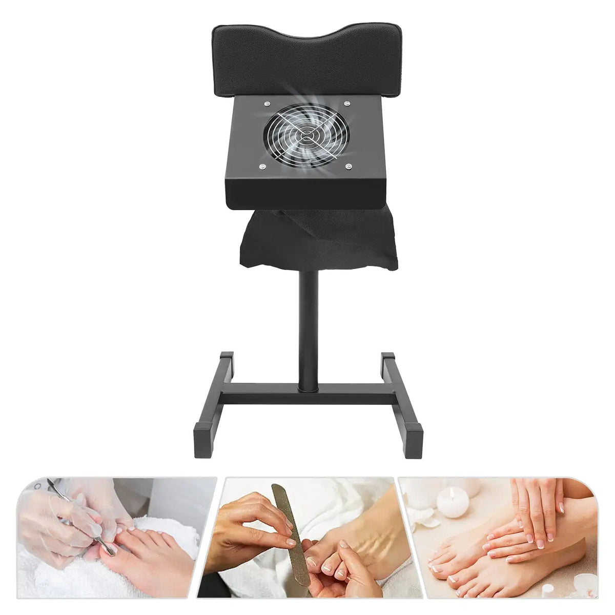 Manicure Stool With Adjustable Height &ndash; Anti Slip Base