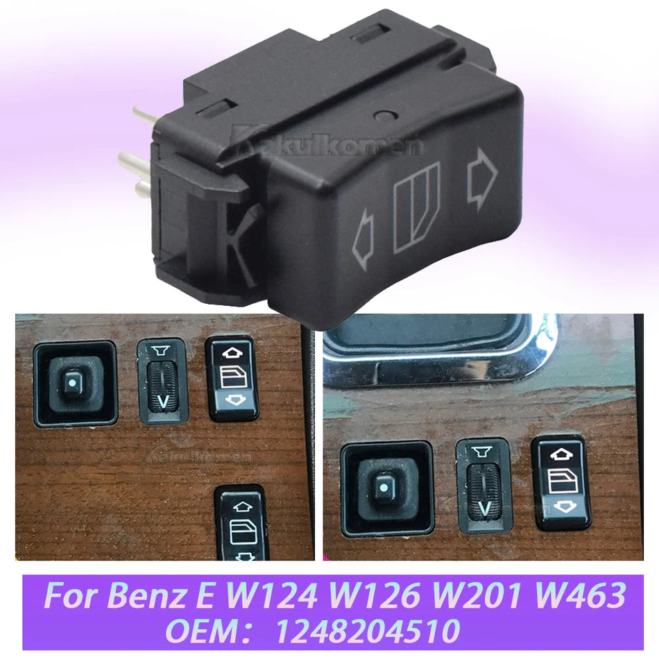 Console Power Window Switch for Mercedes-Benz W124 W126 W201