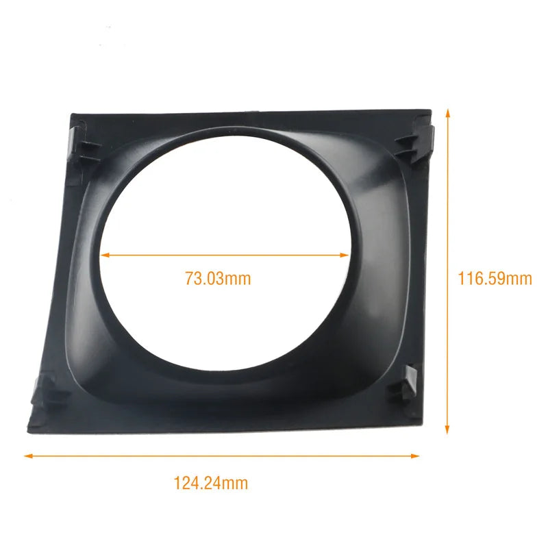 Bezel Cover for Jeep Grand Cherokee 2014-2015 Adaptive Cruise Control, Black ABS