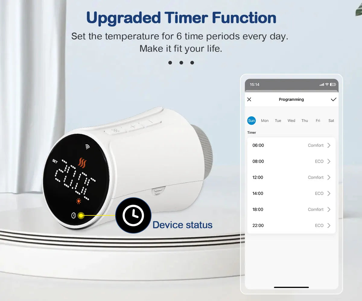WiFi Thermostat Radiator Actuator &ndash; Smart Voice Control