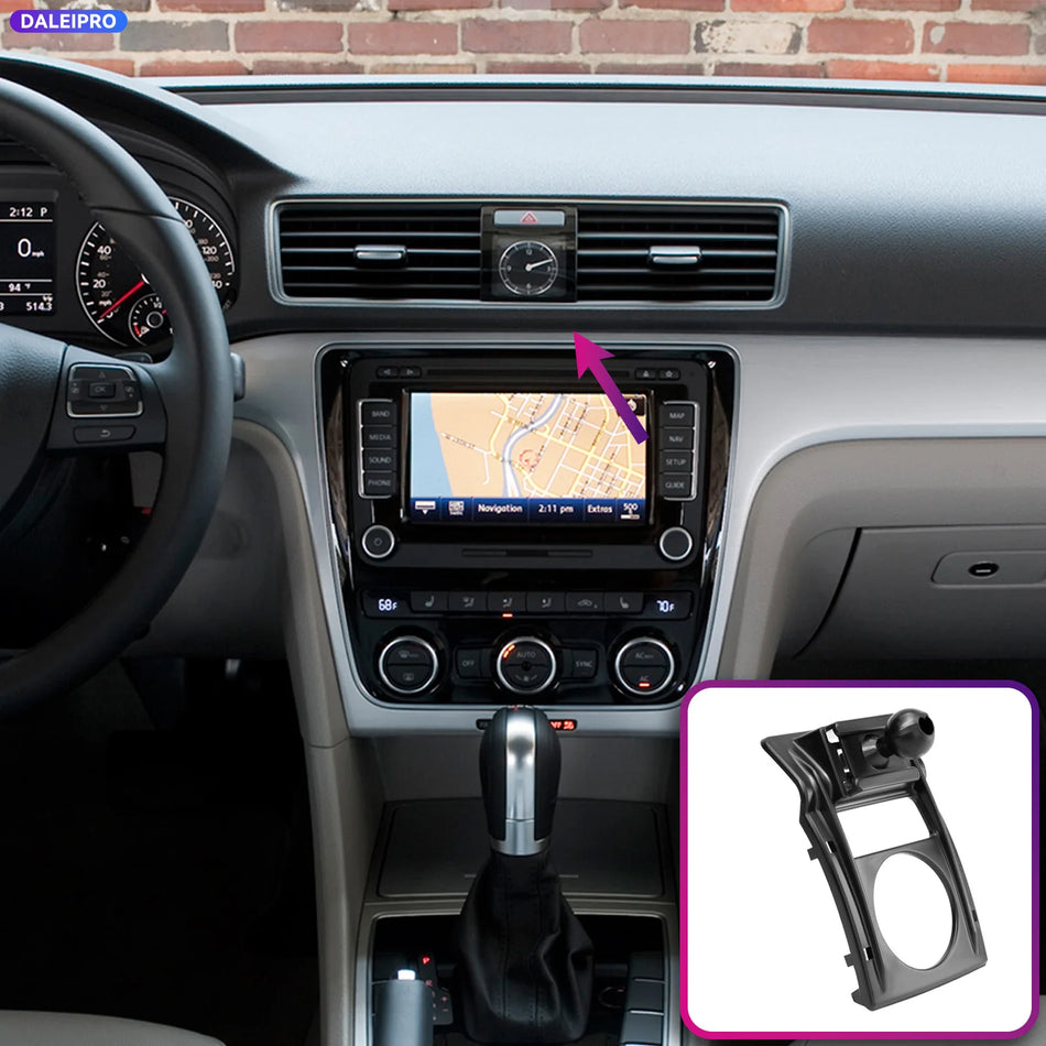 ABS Phone Holder Base With 66W Charging For Volkswagen Passat B7 2012 2015
